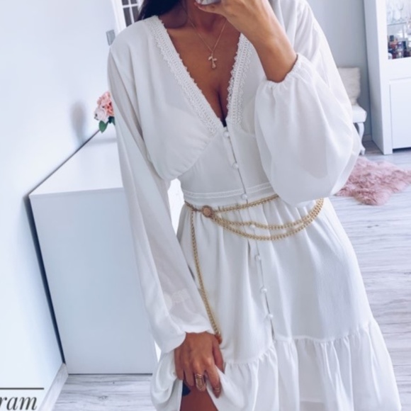 LYNH white spring dress - Picture 3 of 4